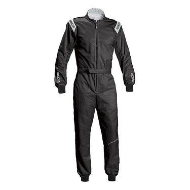 Sparco KS-1 kart racing suit in black/silver